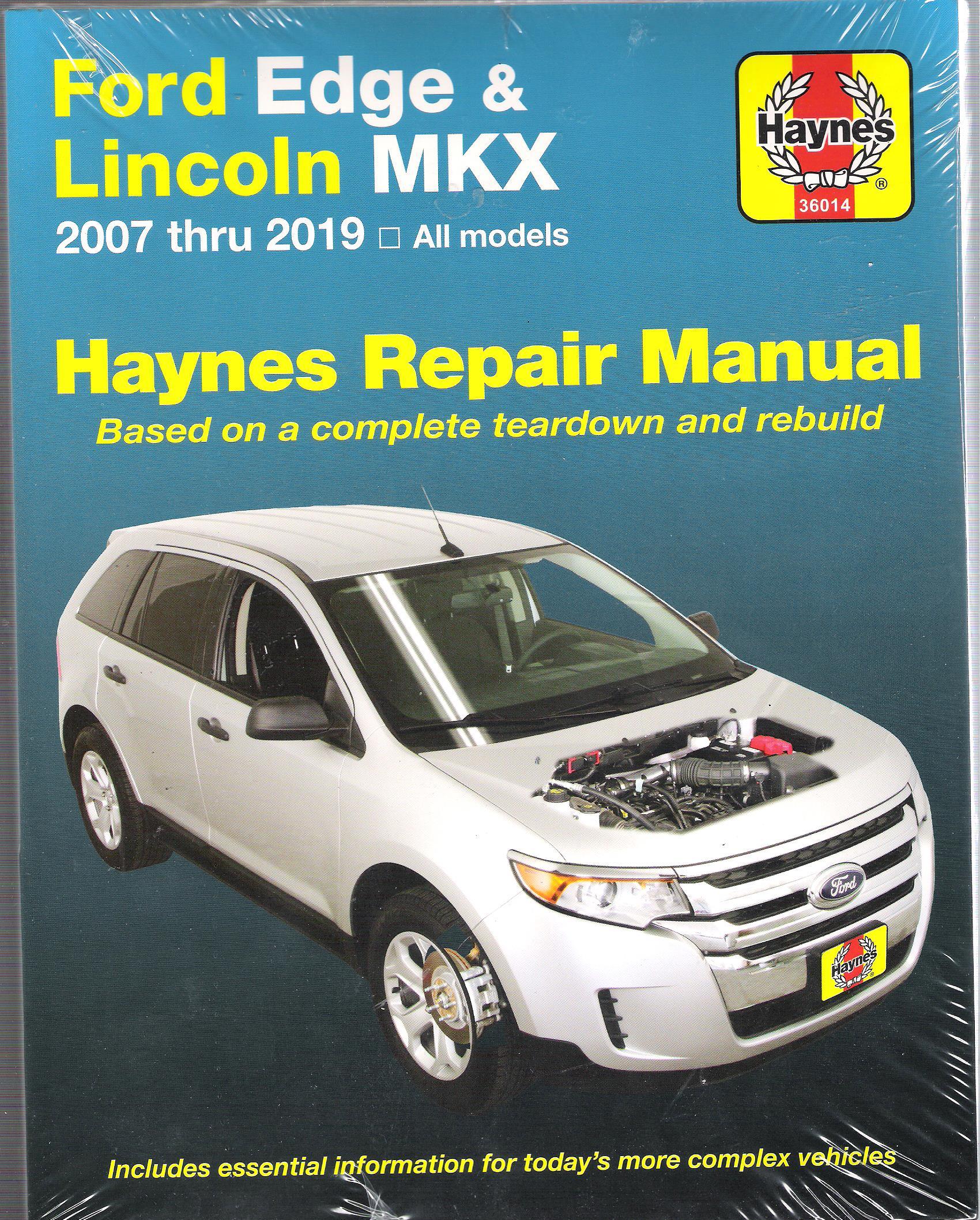 2007 - 2019 Ford Edge & Lincoln MKX Haynes Repair Manual